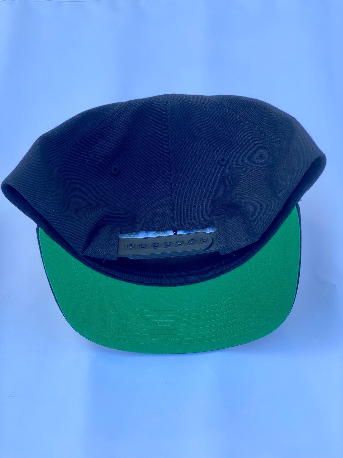 Black W3D Logo Hat - Snap Back - Solid Back